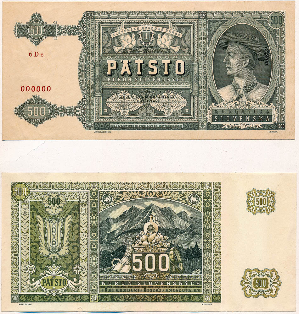 500 Koruna 1941 (Annulus) - front