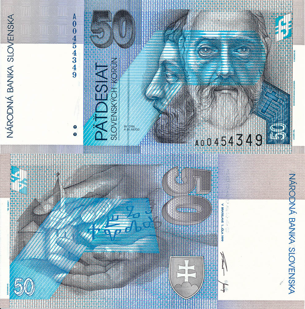 50 Koruna 1999 A - front