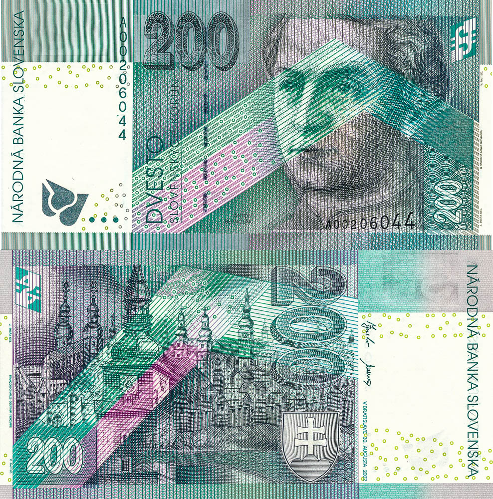 200 koruna 2002 A - front