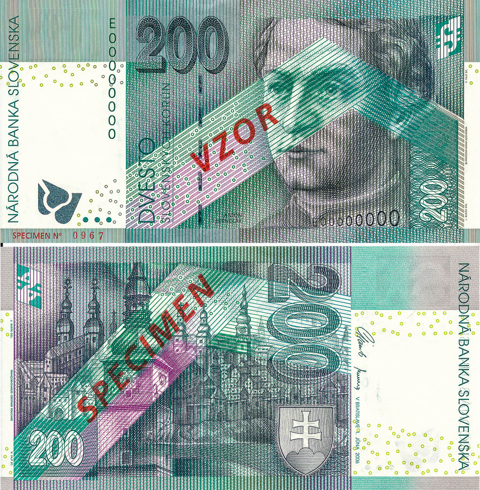200 Koruna 2006  E(annulus) - back
