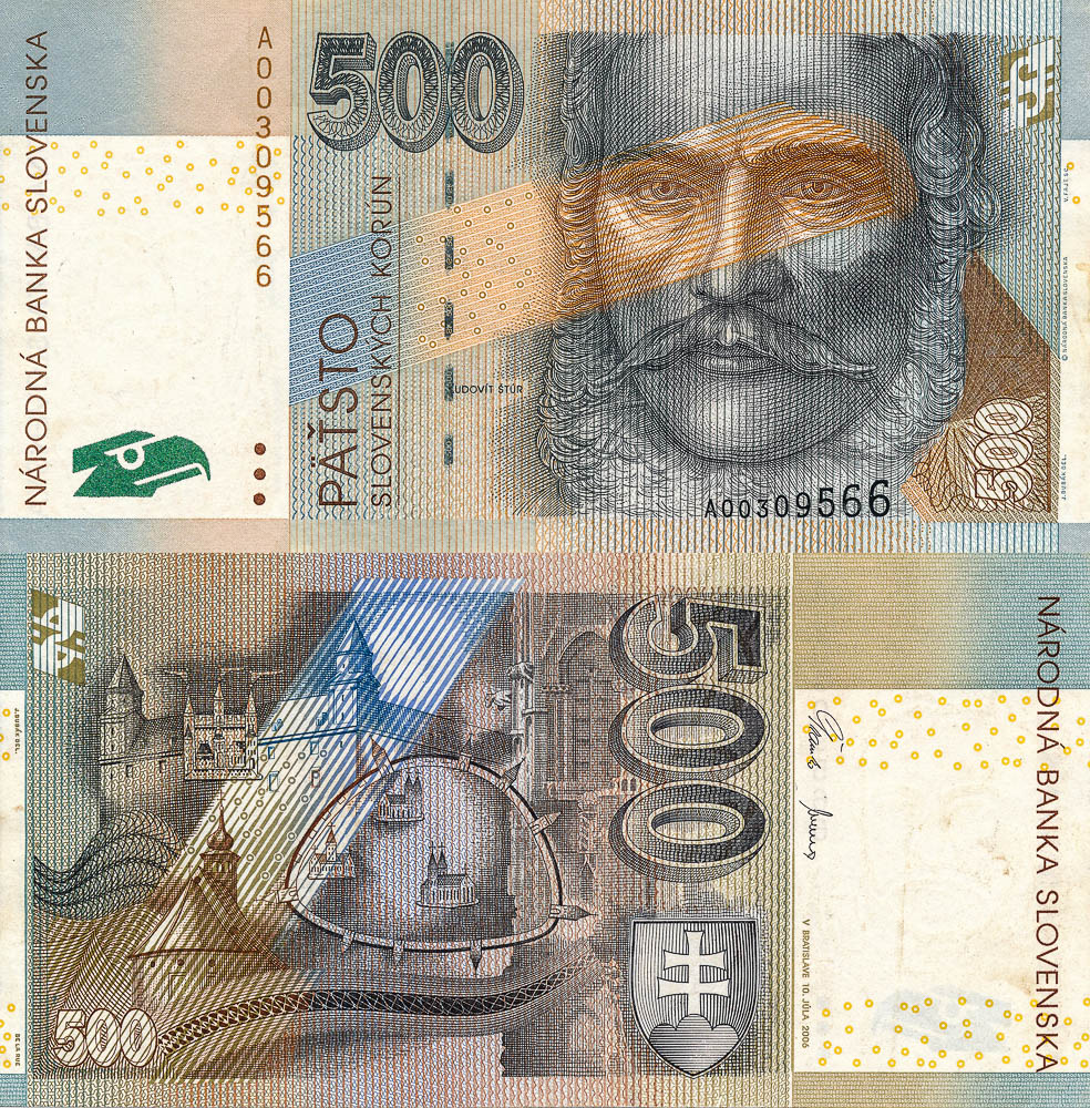 500 Koruna 2006 A - front