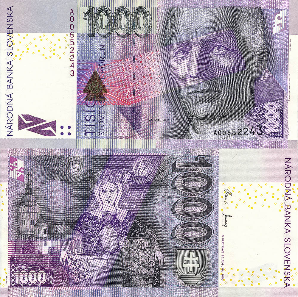 1000 Koruna 2005 A  - front