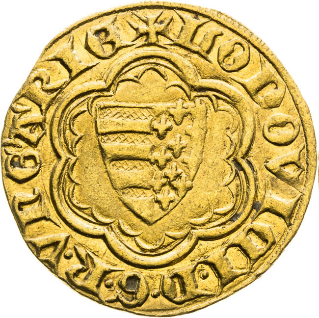 Dukát (1375-1382) - averz