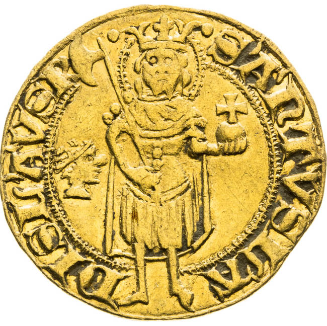 Dukát (1375-1382) - reverz