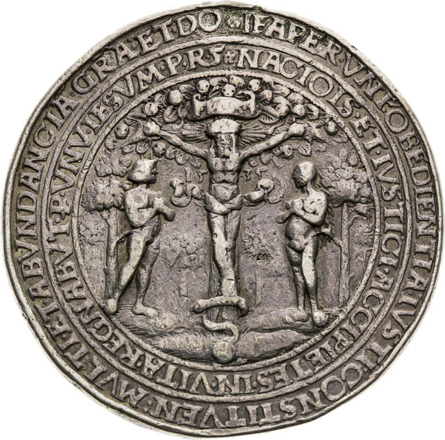Medaila (1551) - reverz