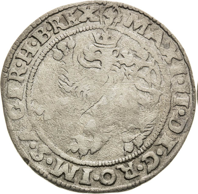Bílý groš 1575 - averz