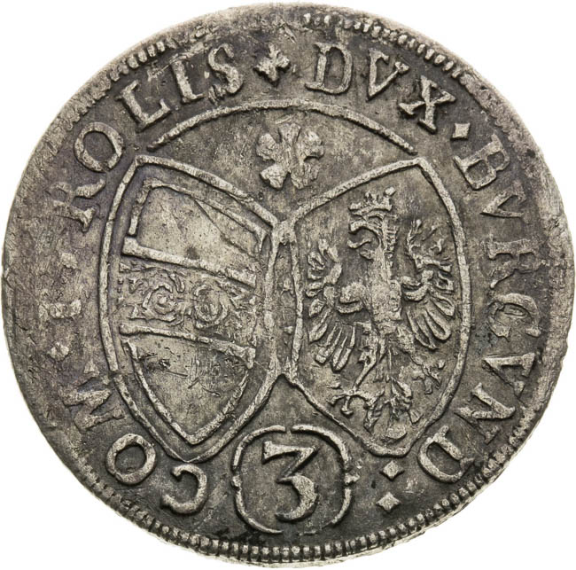 3 Grajciar 1661 - reverz