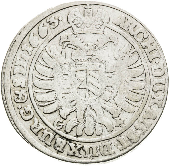 XV Grajciar 1663 - reverz