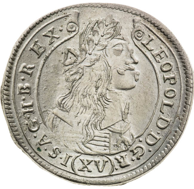 XV Grajciar 1676 - averz