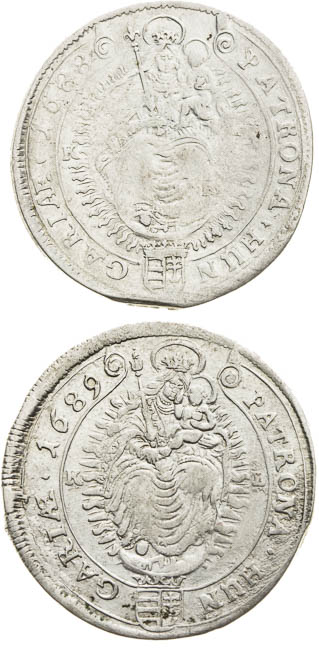 XV Grajciar lot (4ks)  - averz