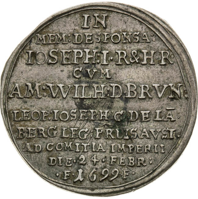 Žeton 1699 - reverz