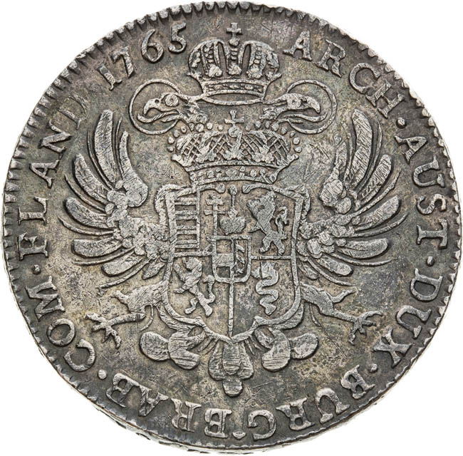 Křížový tolar 1765 - reverz