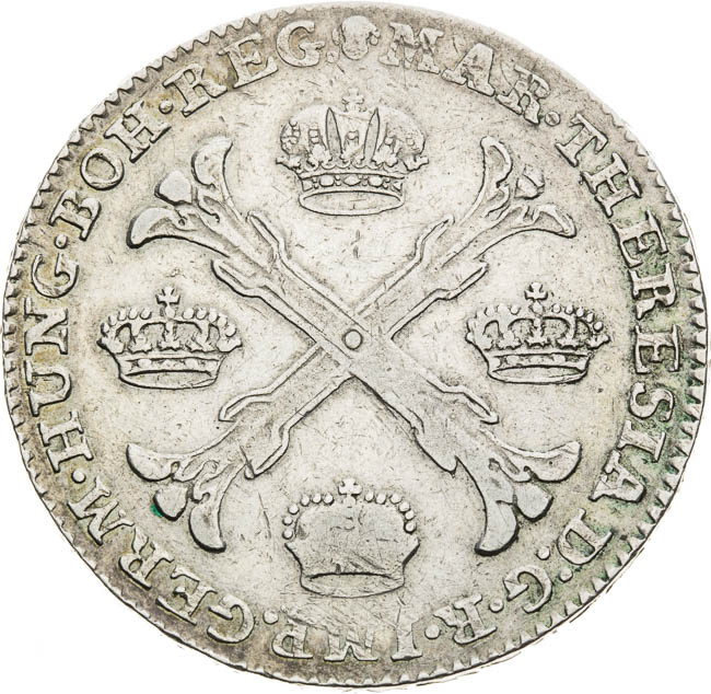Křížový tolar 1769 - averz