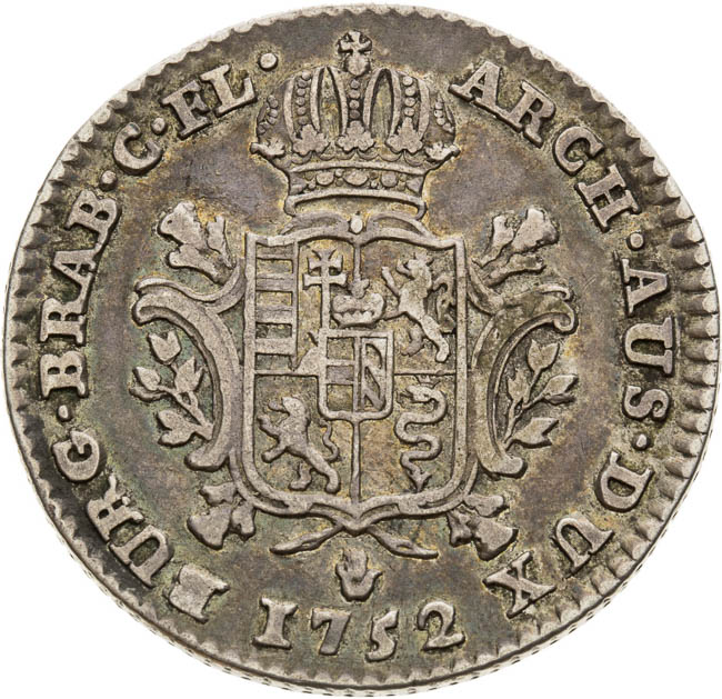 1/4 Dukaton 1752 - reverz