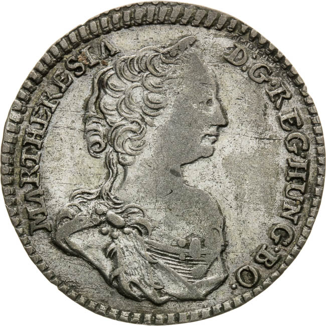 3 Grajciar 1745 - averz