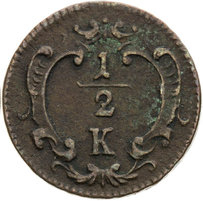 1/2 Grajciar (2 ks) - reverz