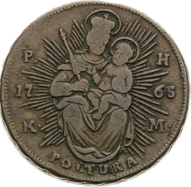 Poltura 2ks (1763, 1765) - reverz