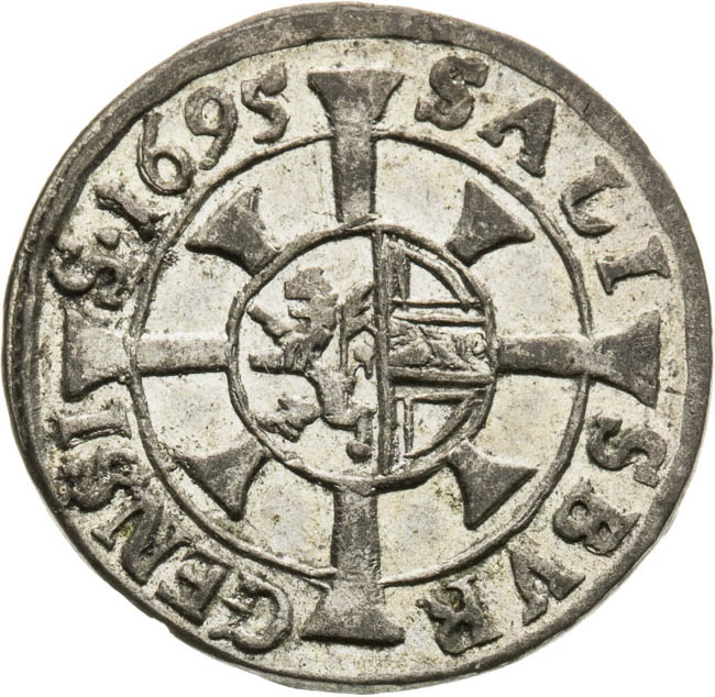 Grajciar 1695 - averz