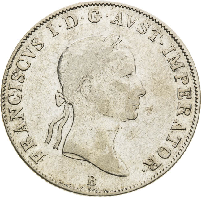 20 Grajciar 1834 - averz