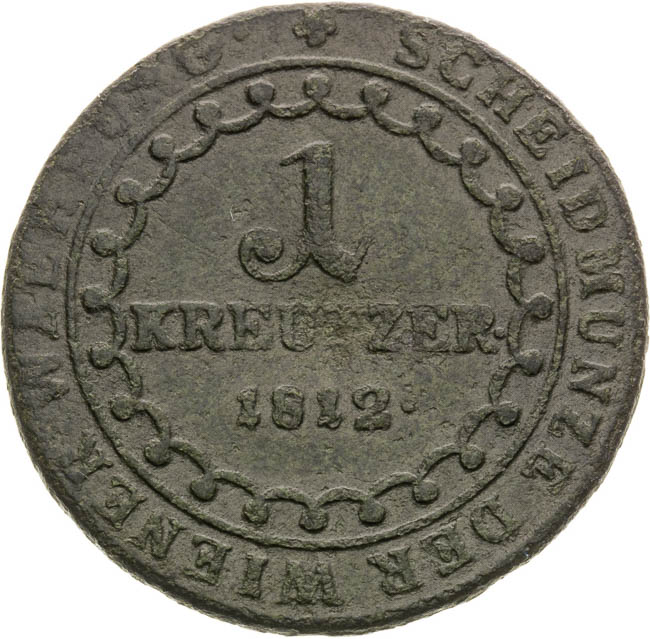 Grajciar 1812 - reverz