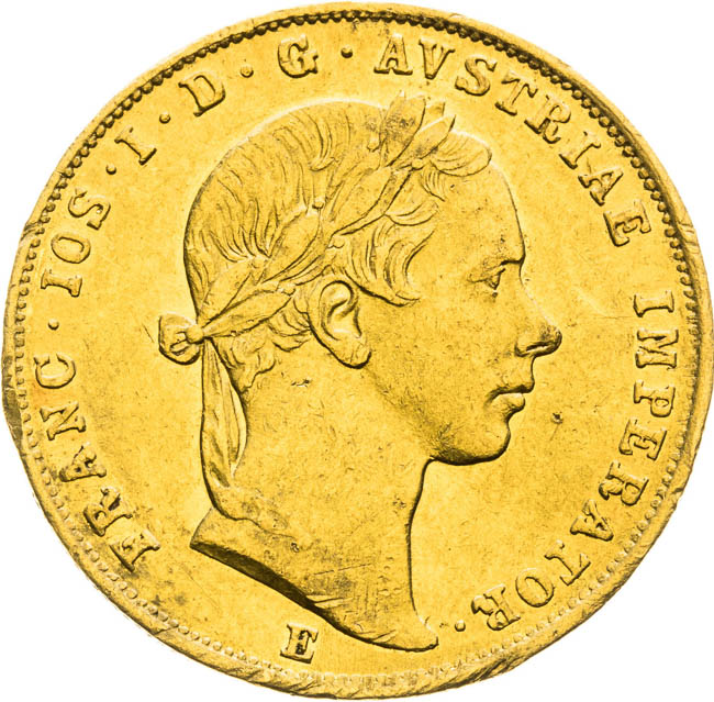 Dukát 1859 - averz