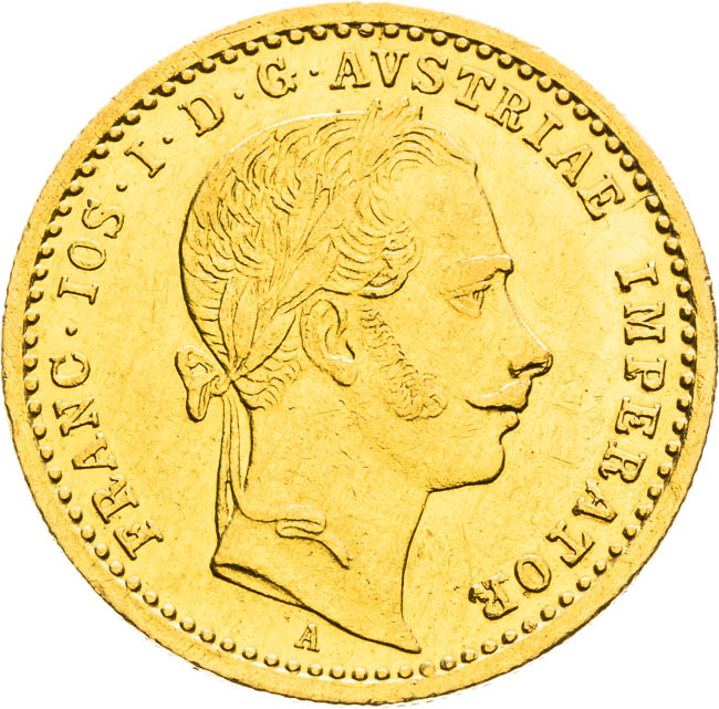 Dukát 1863 - averz