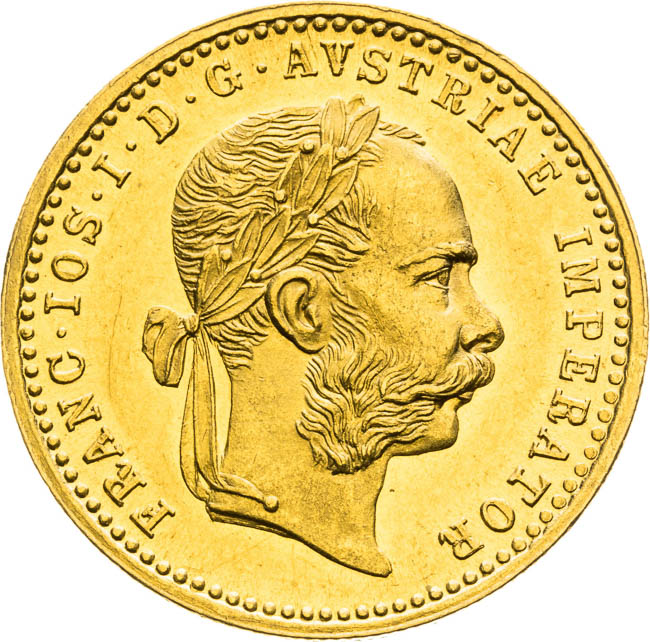 Dukát 1892 - averz
