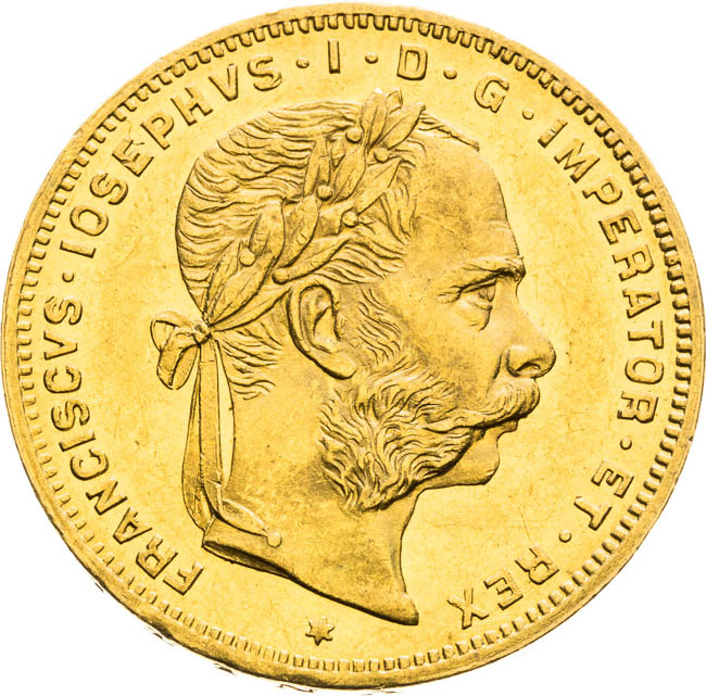 8 Zlatník 1887 - averz