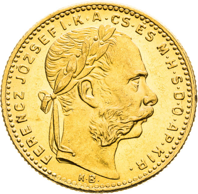 8 Zlatník 1889 - averz