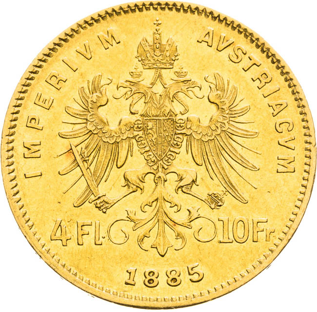 4 Zlatník 1885 - reverz