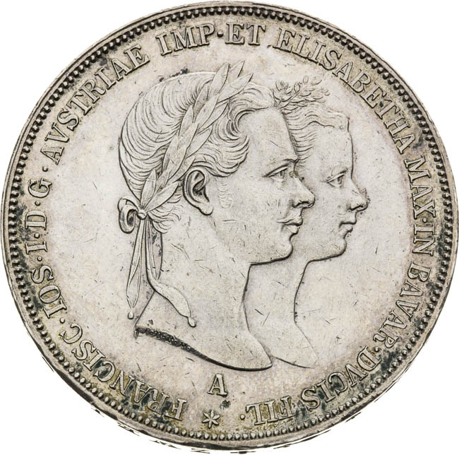2 Zlatník 1854 - averz
