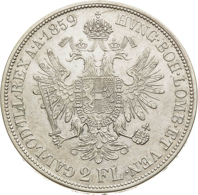 2 Zlatník 1859 - reverz