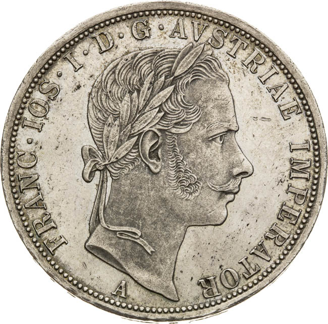 2 Zlatník 1865 - averz