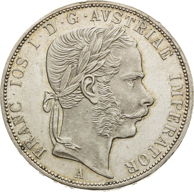 2 Zlatník 1867 - averz