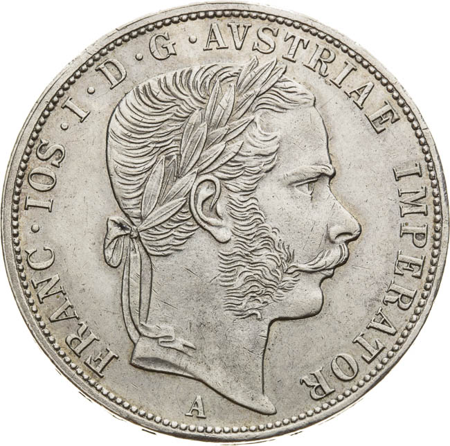 2 Zlatník 1869 - averz