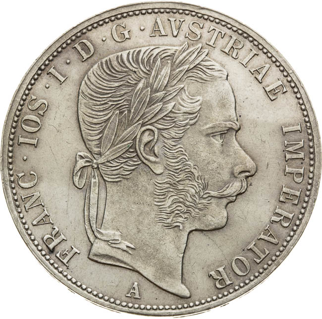 2 Zlatník 1870 - averz