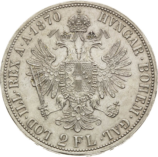 2 Zlatník 1870 - reverz