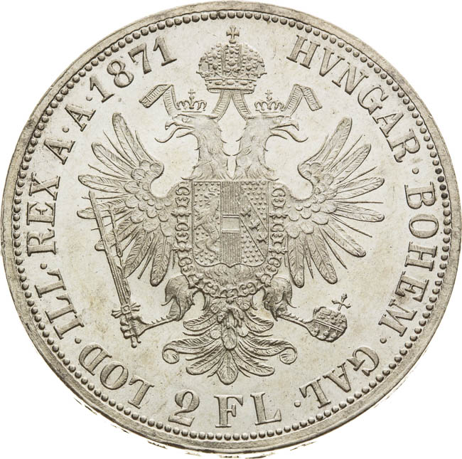 2 Zlatník 1871 - reverz