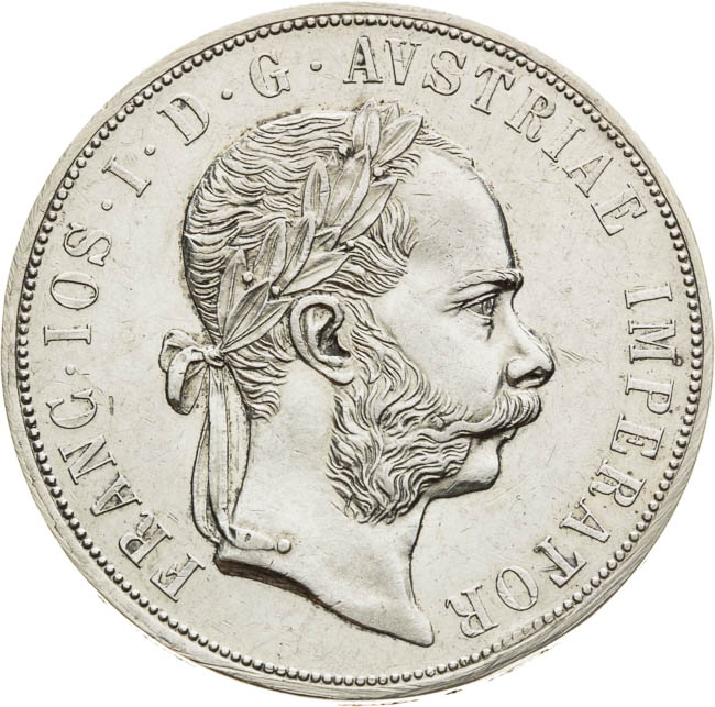 2 Zlatník 1872 - averz