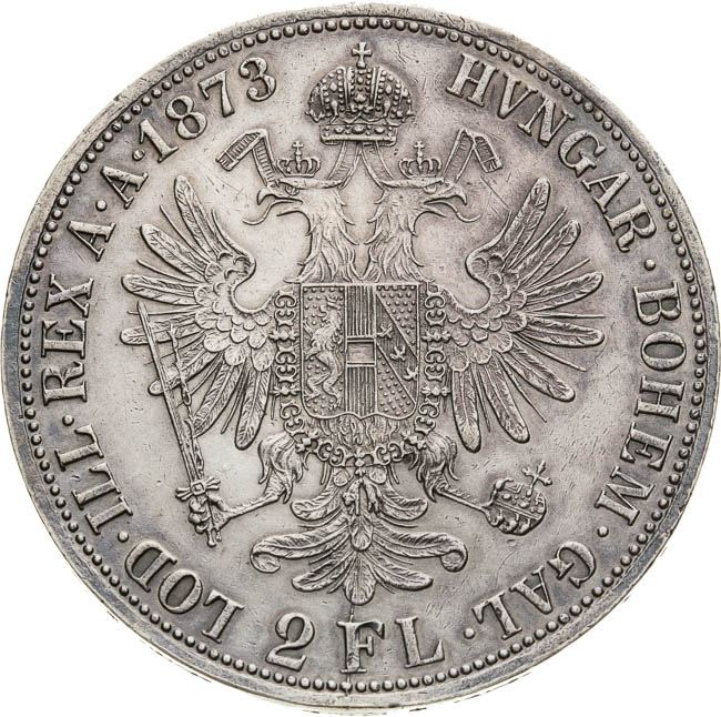 2 Zlatník 1873 - reverz