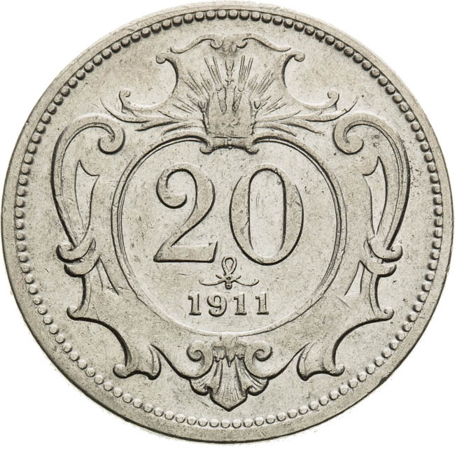 20 Halier 1911 - reverz