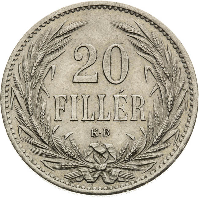 20 Filler 1914 - reverz