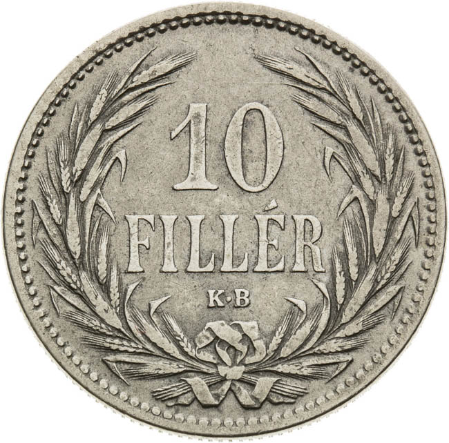 10 Filler 1892 - reverz