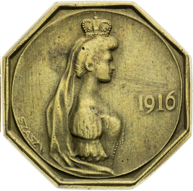 Medaila 1916 - reverz