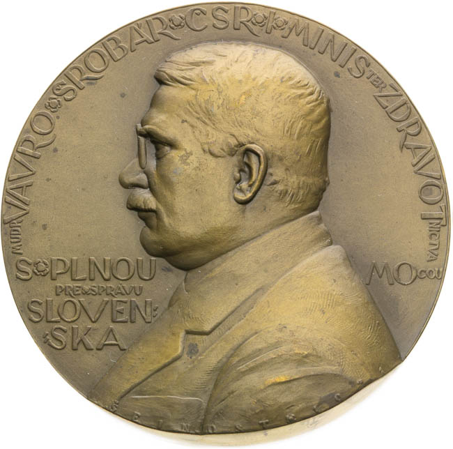 Medaila 1921 - averz