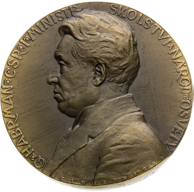 Medaila 1921 - averz
