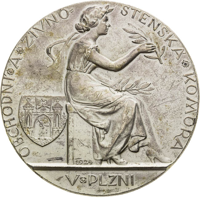 Medaila 1924 - averz