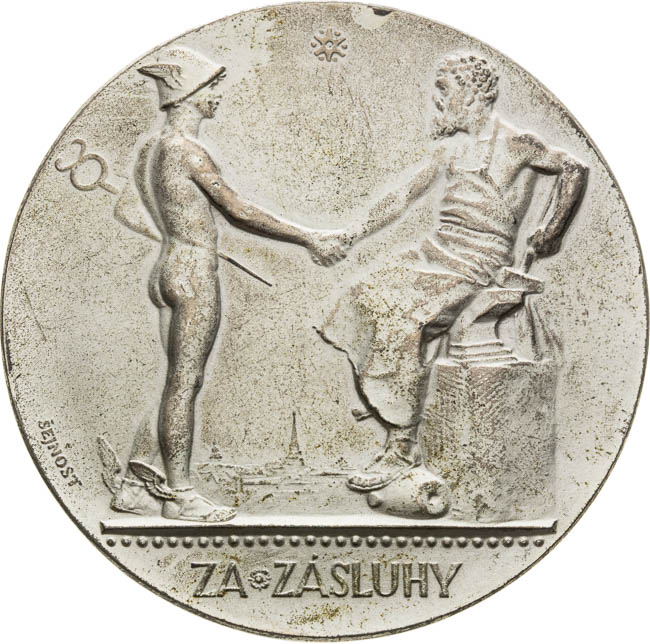 Medaila 1924 - reverz