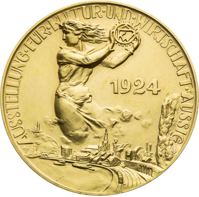 Medaila 1924 - averz