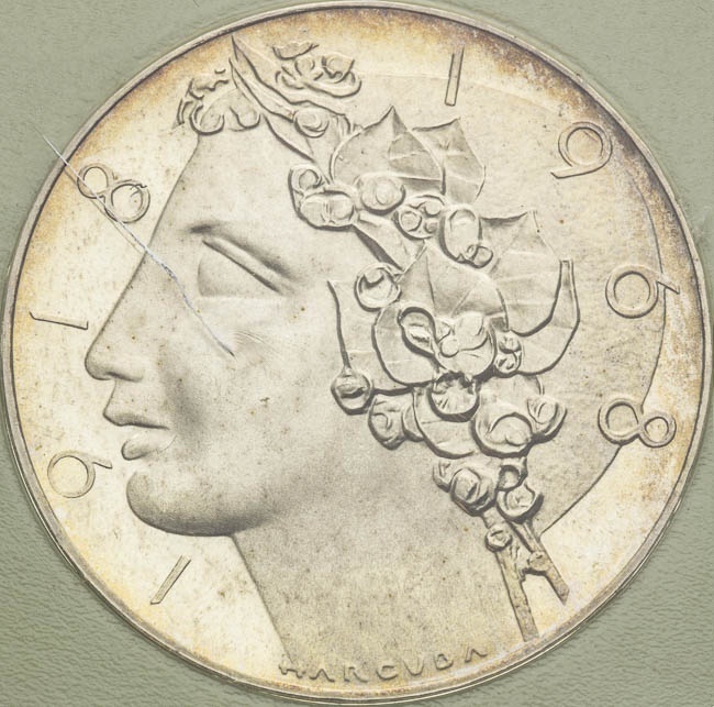 50 Kčs 1968 - averz